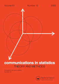 Cover image for Communications in Statistics - Theory and Methods, Volume 51, Issue 10, 2022