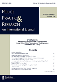 Cover image for Police Practice and Research, Volume 19, Issue 6, 2018