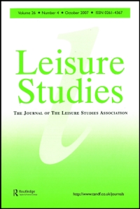 Cover image for Leisure Studies, Volume 31, Issue 4, 2012