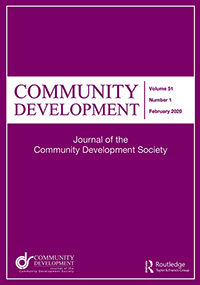 Cover image for Community Development, Volume 51, Issue 1, 2020