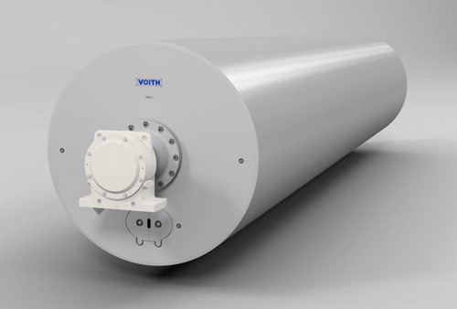 Figure 7. EvoDry steel drying cylinder (courtesy of Voith GmbH & KGaA).