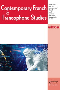 Cover image for Contemporary French and Francophone Studies, Volume 27, Issue 4, 2023