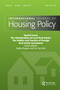 Cover image for International Journal of Housing Policy, Volume 17, Issue 1, 2017