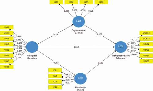 Figure 2. Measurement Model of WDB