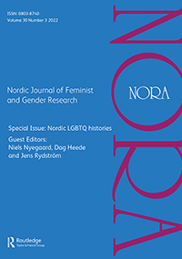 Cover image for NORA - Nordic Journal of Feminist and Gender Research, Volume 30, Issue 3, 2022