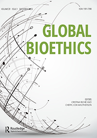 Cover image for Global Bioethics, Volume 31, Issue 1, 2020
