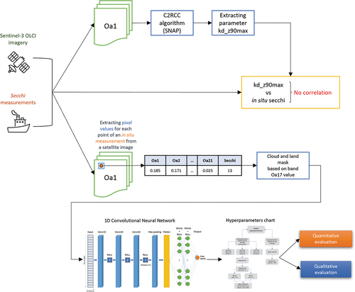 Figure 7. Flowchart of the 1D-CNN model development and evaluation process.