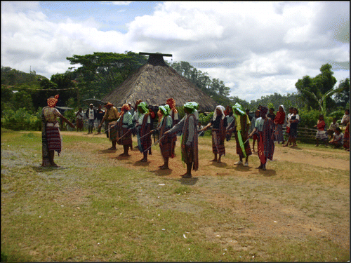 Figure 1 The liurai's formatura (April 2012).