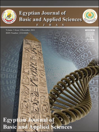 Cover image for Egyptian Journal of Basic and Applied Sciences, Volume 9, Issue 1, 2022