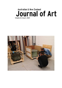 Cover image for Australian and New Zealand Journal of Art, Volume 23, Issue 1, 2023