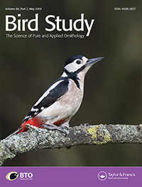 Cover image for Bird Study, Volume 66, Issue 2, 2019