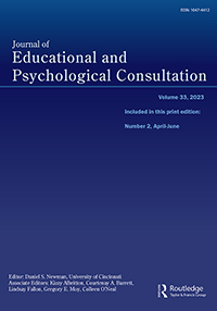 Cover image for Journal of Educational and Psychological Consultation, Volume 33, Issue 2, 2023