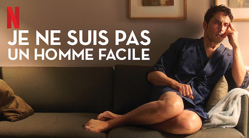 Figure 11. Publicity for Je ne suis pas un homme facile offers a gently parodic take on French male suffering.Footnote22
