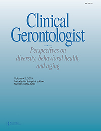 Cover image for Clinical Gerontologist, Volume 42, Issue 3, 2019