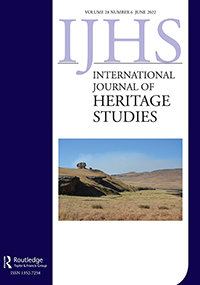 Cover image for International Journal of Heritage Studies, Volume 28, Issue 6, 2022
