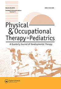 Cover image for Physical & Occupational Therapy In Pediatrics, Volume 38, Issue 3, 2018