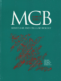 Cover image for Molecular and Cellular Biology, Volume 14, Issue 10, 1994