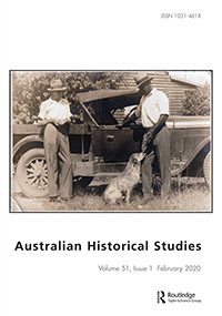 Cover image for Australian Historical Studies, Volume 51, Issue 1, 2020
