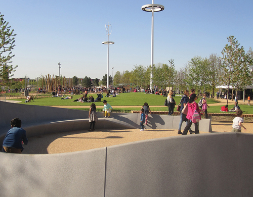 Figure 4. The South Park, Queen Elizabeth Olympic Park, London, summer 2014 (year of opening).