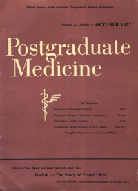 Cover image for Postgraduate Medicine, Volume 22, Issue 4, 1957