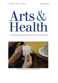 Cover image for Arts & Health, Volume 9, Issue 2, 2017