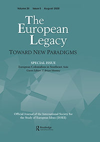 Cover image for The European Legacy, Volume 25, Issue 5, 2020