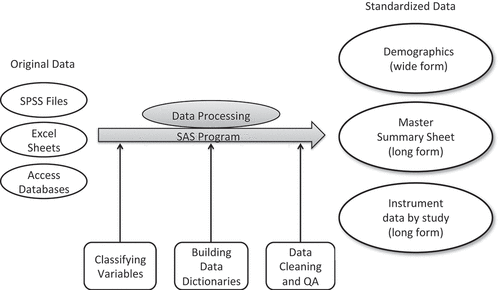 Figure A1. Data processing procedures.
