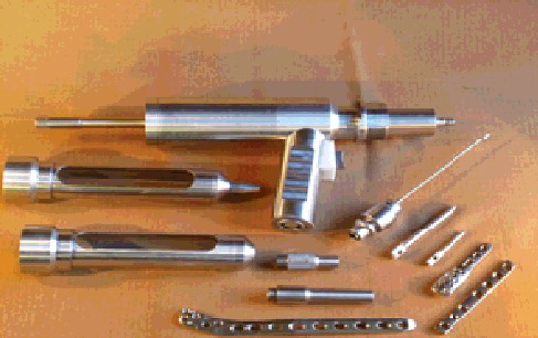 Figure 3. Automatic executive drilling module of ODRO and its accessories.
