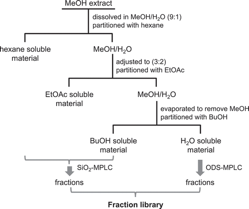 Scheme 1. Preparation of a potato fraction library.