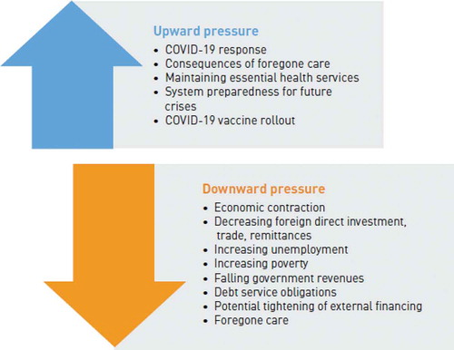 Figure 3. Ways health spending could be affected by the COVID-19 crisis