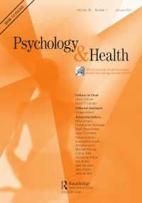 Cover image for Psychology & Health, Volume 36, Issue 1, 2021