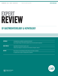 Cover image for Expert Review of Gastroenterology & Hepatology, Volume 9, Issue 12, 2015