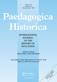 Cover image for Paedagogica Historica, Volume 54, Issue 1-2, 2018
