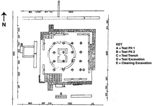 Figure 6. A circular church plan drawing by Ashenafi Girma Zena, reproduced with permission of the author.Footnote112