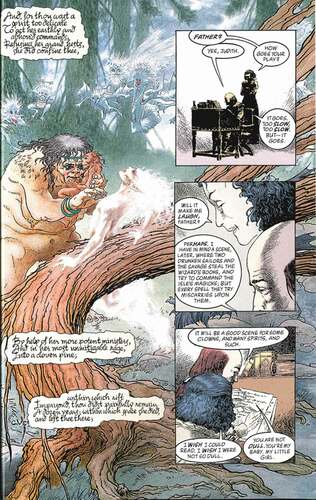 Figure 5. ‘The Tempest’ Sandman #75, written by Neil Gaiman, illustrated by Charles Vess.