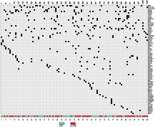 Figure 1. Distribution of gene mutations.