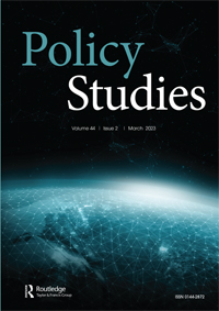 Cover image for Policy Studies, Volume 44, Issue 2, 2023