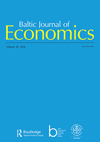 Cover image for Baltic Journal of Economics, Volume 18, Issue 1, 2018