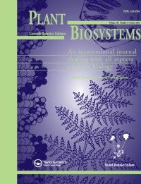 Cover image for Plant Biosystems - An International Journal Dealing with all Aspects of Plant Biology, Volume 156, Issue 5, 2022