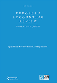 Cover image for European Accounting Review, Volume 30, Issue 3, 2021