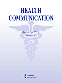 Cover image for Health Communication, Volume 38, Issue 1, 2023