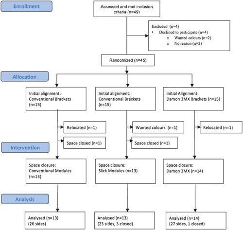 Figure 2. CONSORT diagram showing the flow of participants through the trial