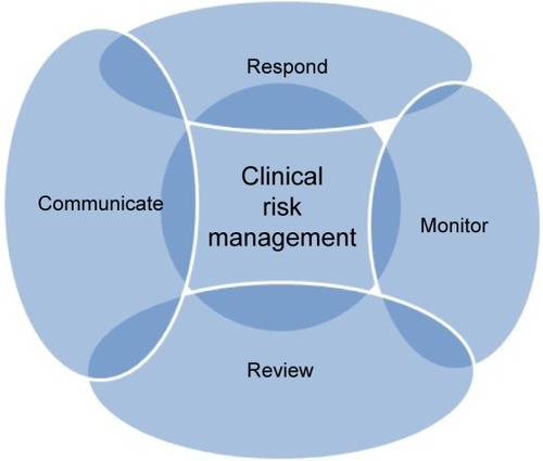 Figure 2 Concept map of clinical risk management.