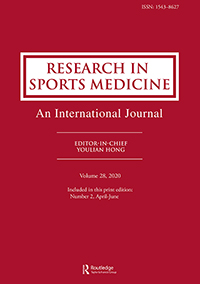 Cover image for Research in Sports Medicine, Volume 28, Issue 2, 2020