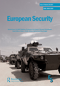 Cover image for European Security, Volume 26, Issue 3, 2017