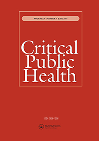 Cover image for Critical Public Health, Volume 29, Issue 3, 2019