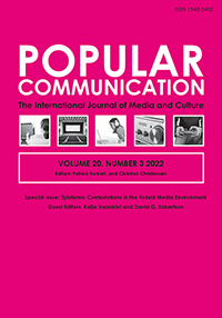 Cover image for Popular Communication, Volume 20, Issue 3, 2022