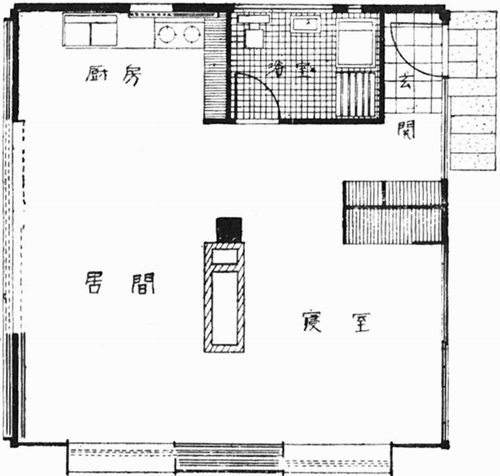 Figure 2. ‘Surface Plan’.Source: Banshoya, “Seihokei no Ie,” 18–22.