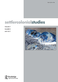 Cover image for Settler Colonial Studies, Volume 7, Issue 2, 2017