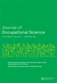 Cover image for Journal of Occupational Science, Volume 31, Issue 1, 2024